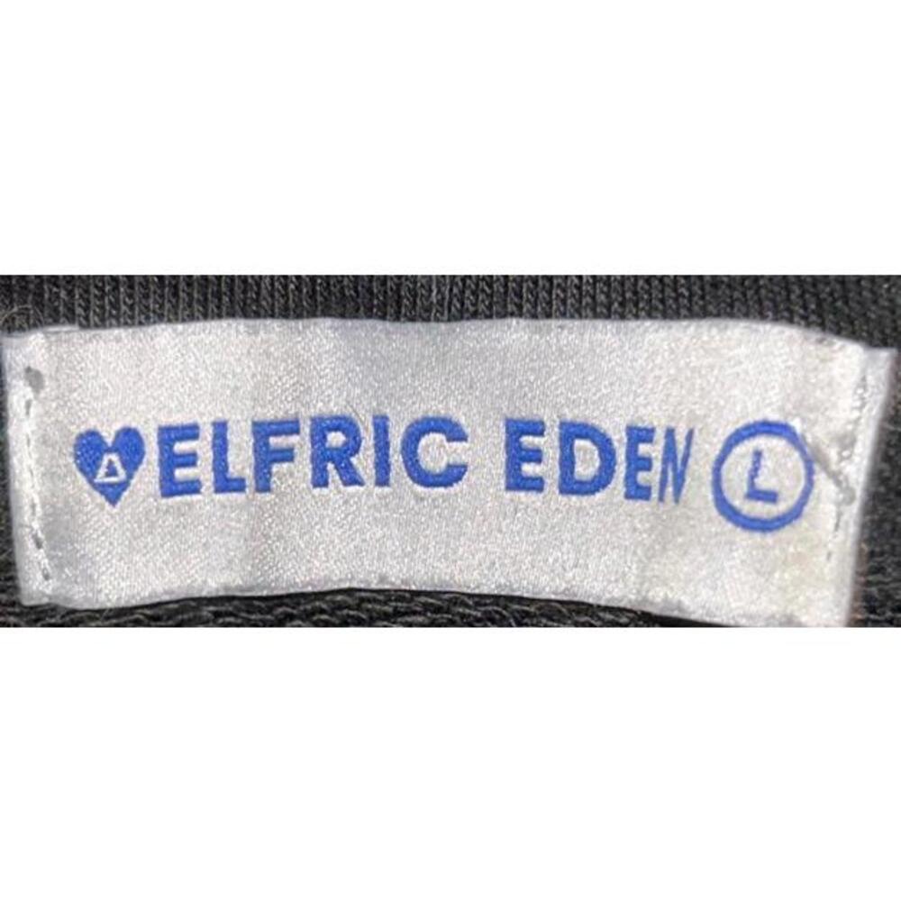 ELFRIC EDEN βBURN THE FIREβ BOXER DISTRESSED DETAIL PULLOVER HOODIE SIZE L - Picture 6 of 8